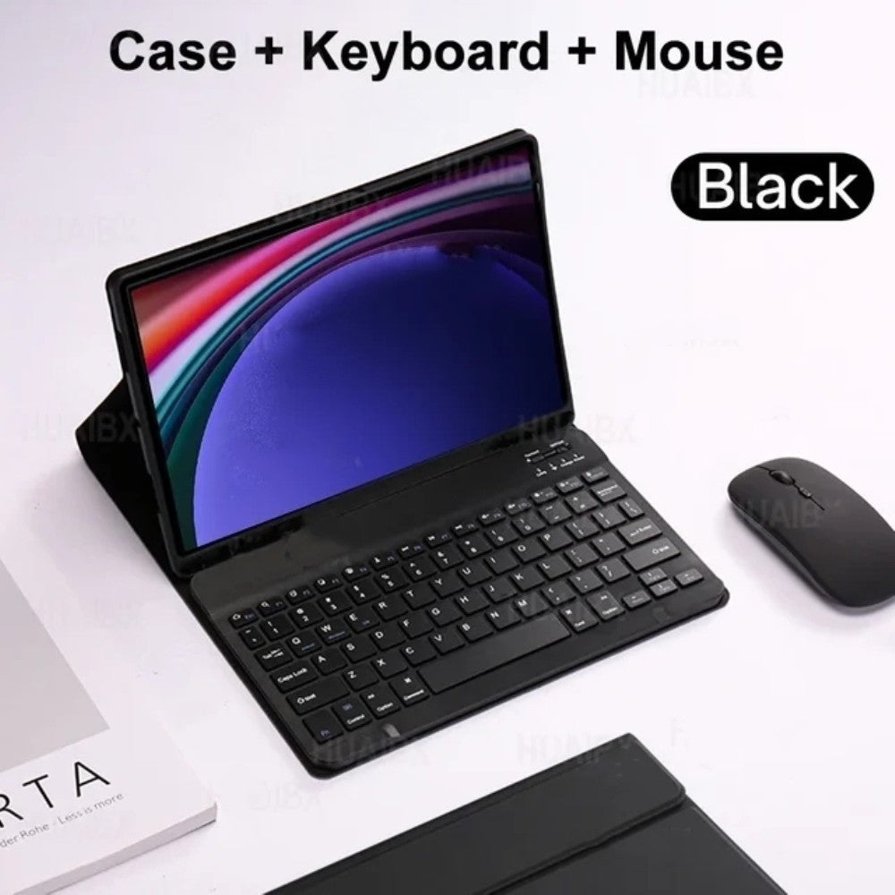 Capa para Samsung Galaxy Tab S9 S8 S7 11 "S9 FE 10.9 magnética destacável sem fio Bluetooth tampa do mouse teclado Carca