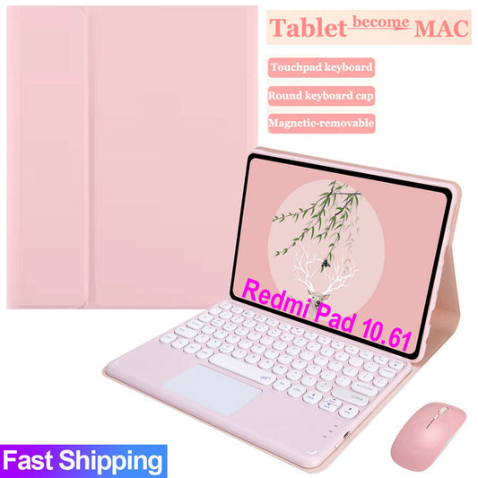 Caso Teclado Para Xiaomi Redmi SE Pad 11 "2023 magnético destacável sem fio Bluetooth touchpad teclado tampa do mouse Ca