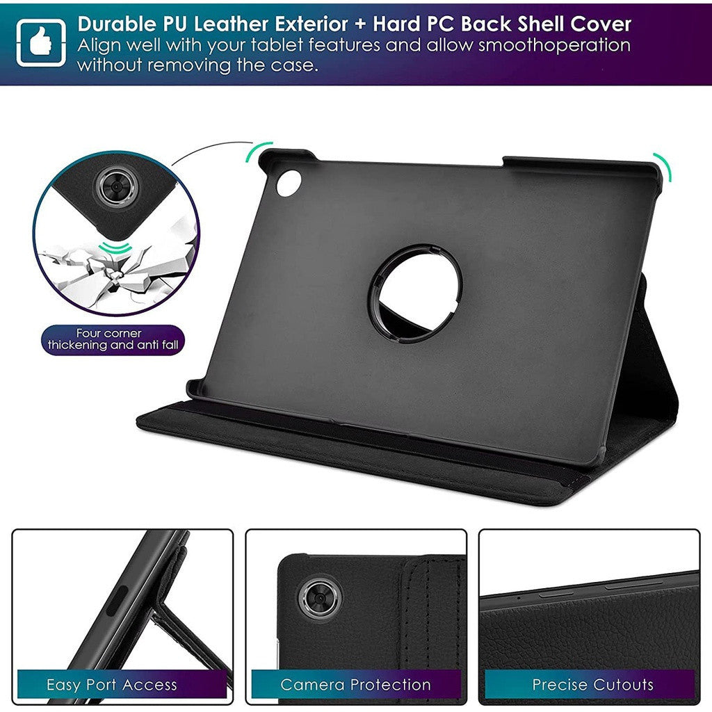 Redmi Pad SE 11 Case 360 Rotating Tablet Funda Flip Cover de couro PU para Xiaomi Mi Pad 6 5 Pro 11 polegadas
