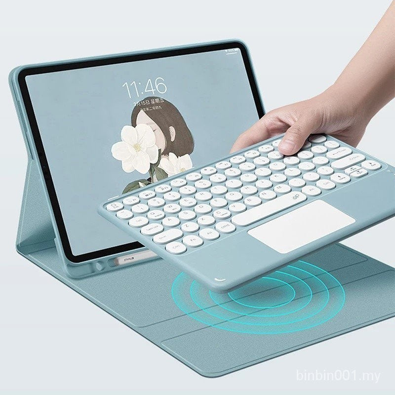 Capa de teclado Magic Trackpad para Xiaomi Redmi Pad SE 11 2023 6 6 Pro 11 5 11inch 5 Pro 11 para Redmi Pad 10.61, tecla