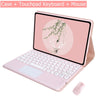 Capa Com Teclado Touchpad Para Xiaomi Redmi Pad SE 11 Polegadas 2023 Sem Fio Bluetooth Mouse De Couro Magnético