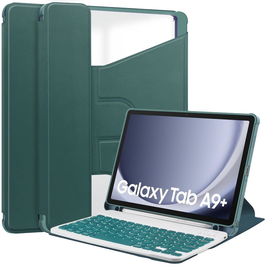 Apto Para SAMSUNG Galaxy Tab A9 A9 Plus 11.0 polegada 2023 SM-X210 SM-X215 SM-X216 Alta Qualidade De Couro Acrílico Rota