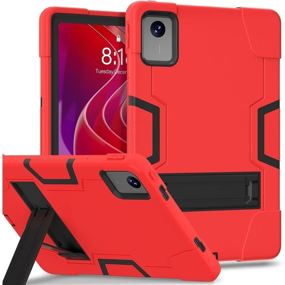 Capa com Suporte para Lenovo Tab M11 2024 de 11 polegadas, Capa Traseira Resistente e à Prova de Choque para Lenovo Xiao