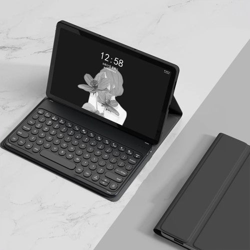 Capa Com Teclado Touchpad Para Xiaomi Redmi Pad SE 11 Polegadas 2023 Sem Fio Bluetooth Mouse De Couro Magnético