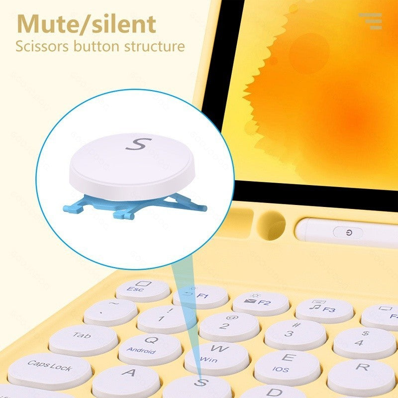 Caixa de Teclado Redmi Pad 10.61 para Redmi Pad SE 11" 2023, Cobertura de Mouse Magnético Sem Fio com Bluetooth