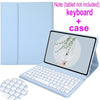 Capinha Para Xiaomi Red mi Pad 10.61 "2022 xiaomi Redmi Pad SE 11'' 2023 botão redondo Teclado Bluetooth Sem Fio Mouse C