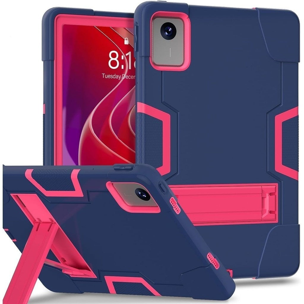 Capa com Suporte para Lenovo Tab M11 2024 de 11 polegadas, Capa Traseira Resistente e à Prova de Choque para Lenovo Xiao