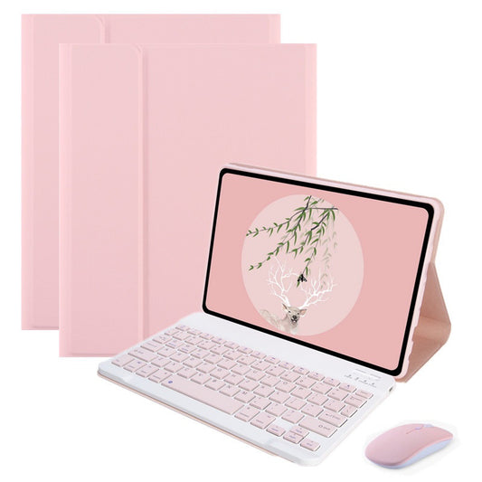 Capa De Teclado Sem Fio Para Xiaomi Redmi Pad SE 11 " 2023 Fina De Couro PU Com Magnética Bluetooth