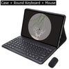 Capa Com Teclado Touchpad Para Xiaomi Redmi Pad SE 11 Polegadas 2023 Sem Fio Bluetooth Mouse De Couro Magnético
