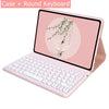 Capa Com Teclado Touchpad Para Xiaomi Redmi Pad SE 11 Polegadas 2023 Sem Fio Bluetooth Mouse De Couro Magnético