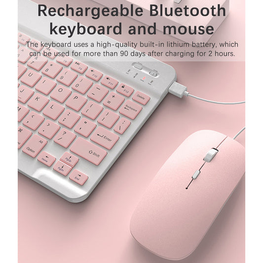 Capa Com Teclado Para Xiaomi Redmi Pad SE 4G 8.7 Polegadas 2024 Sem Fio Bluetooth Mouse Suporte De Couro Magnético