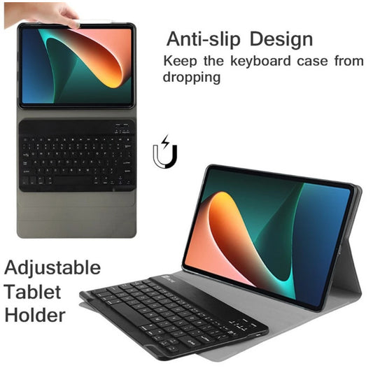 Capa Com Teclado Touchpad Para Xiaomi Redmi Pad SE 11 Polegadas 2023 Sem Fio Bluetooth Mouse De Couro Magnético