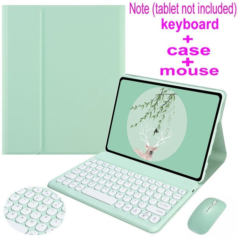 Capinha Para Xiaomi Red mi Pad 10.61 "2022 xiaomi Redmi Pad SE 11'' 2023 botão redondo Teclado Bluetooth Sem Fio Mouse C