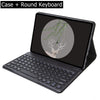 Capa Com Teclado Para Xiaomi Redmi Pad SE 4G 8.7 Polegadas 2024 Sem Fio Bluetooth Mouse Suporte De Couro Magnético