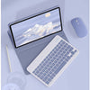 Capa Com Teclado Para Xiaomi Redmi Pad SE 4G 8.7 Polegadas 2024 Sem Fio Bluetooth Mouse Suporte De Couro Magnético
