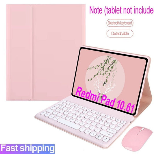 Caixa de Teclado Redmi Pad 10.61 para Redmi Pad SE 11" 2023, Cobertura de Mouse Magnético Sem Fio com Bluetooth