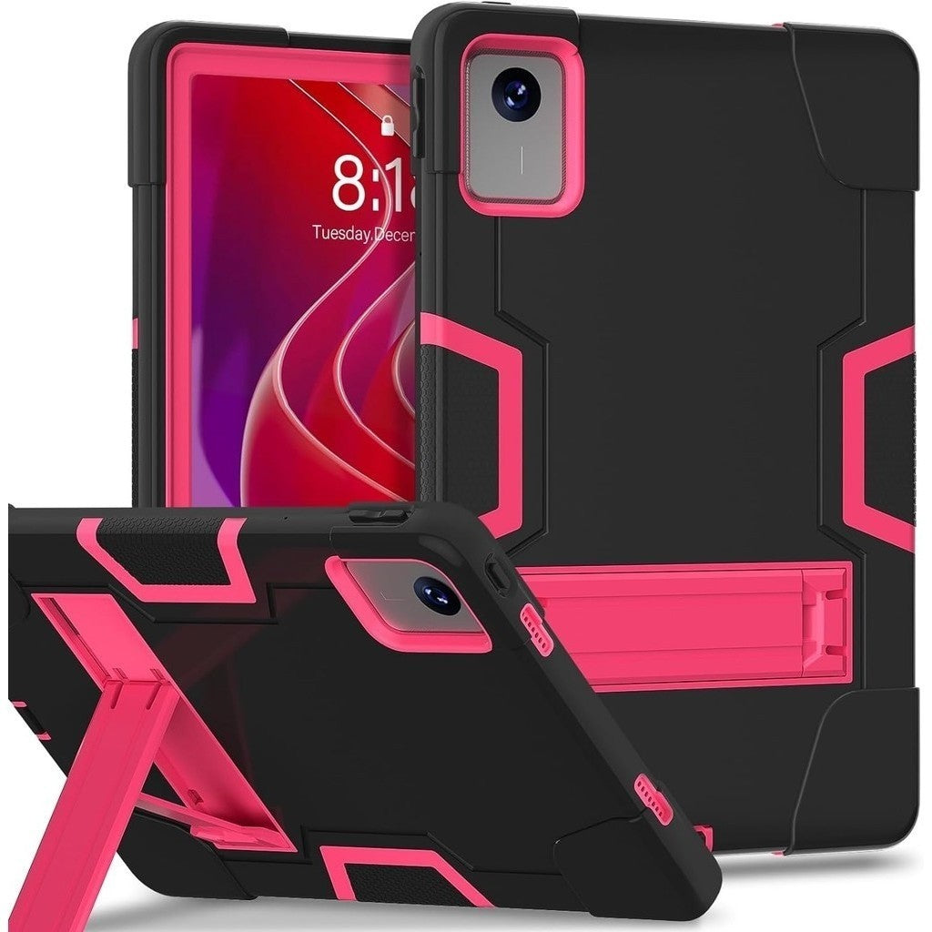 Capa com Suporte para Lenovo Tab M11 2024 de 11 polegadas, Capa Traseira Resistente e à Prova de Choque para Lenovo Xiao