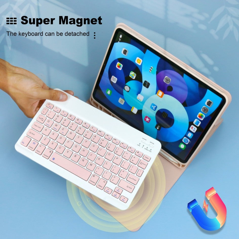 Capa Com Teclado Para Samsung Galaxy Tab S7 11.0 SM-T870 T875 Sem Fio Bluetooth Touchpad Mouse Capas De Couro Magnético