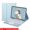 Capa Com Teclado Para iPad 10a Geração 10.9 " 2022 Sem Fio Bluetooth Touchpad Mouse Magnético Casos De Couro Caneta Slot