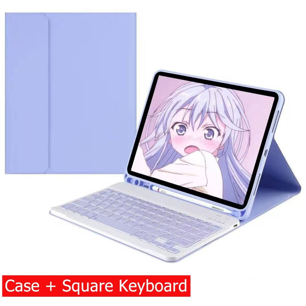 Capa Com Teclado Para iPad 10a Geração 10.9 " 2022 Sem Fio Bluetooth Touchpad Mouse Magnético Casos De Couro Caneta Slot