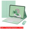Capa Com Teclado Para iPad 10a Geração 10.9 " 2022 Sem Fio Bluetooth Touchpad Mouse Magnético Casos De Couro Caneta Slot