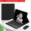 Capa Com Teclado Para iPad 10a Geração 10.9 " 2022 Sem Fio Bluetooth Touchpad Mouse Magnético Casos De Couro Caneta Slot