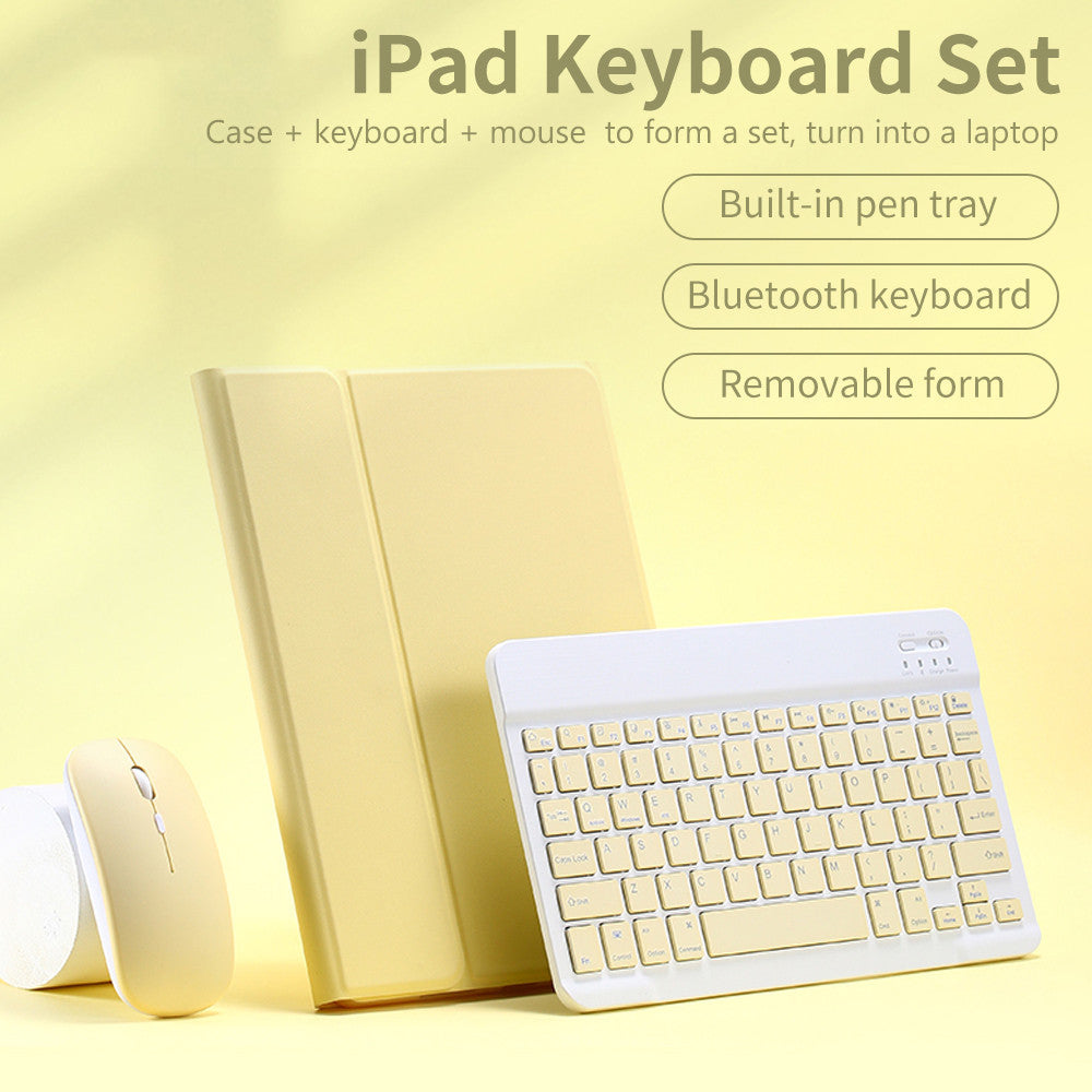 Capa Com Teclado Para iPad 10a Geração 10.9 " 2022 Sem Fio Bluetooth Touchpad Mouse Magnético Casos De Couro Caneta Slot