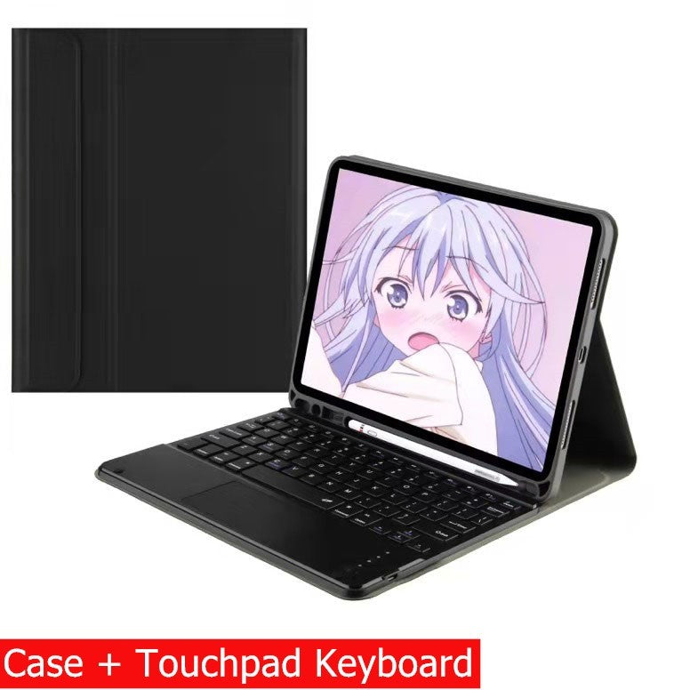 Capa Com Teclado Para iPad 10a Geração 10.9 " 2022 Sem Fio Bluetooth Touchpad Mouse Magnético Casos De Couro Caneta Slot