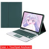 Capa Com Teclado Para iPad 10a Geração 10.9 " 2022 Sem Fio Bluetooth Touchpad Mouse Magnético Casos De Couro Caneta Slot