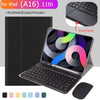 Capa Com Teclado Para iPad (A16) 11a Geração 2025 Sem Fio Bluetooth Touchpad Mouse Capas De Couro Magnéticas Suporte Can