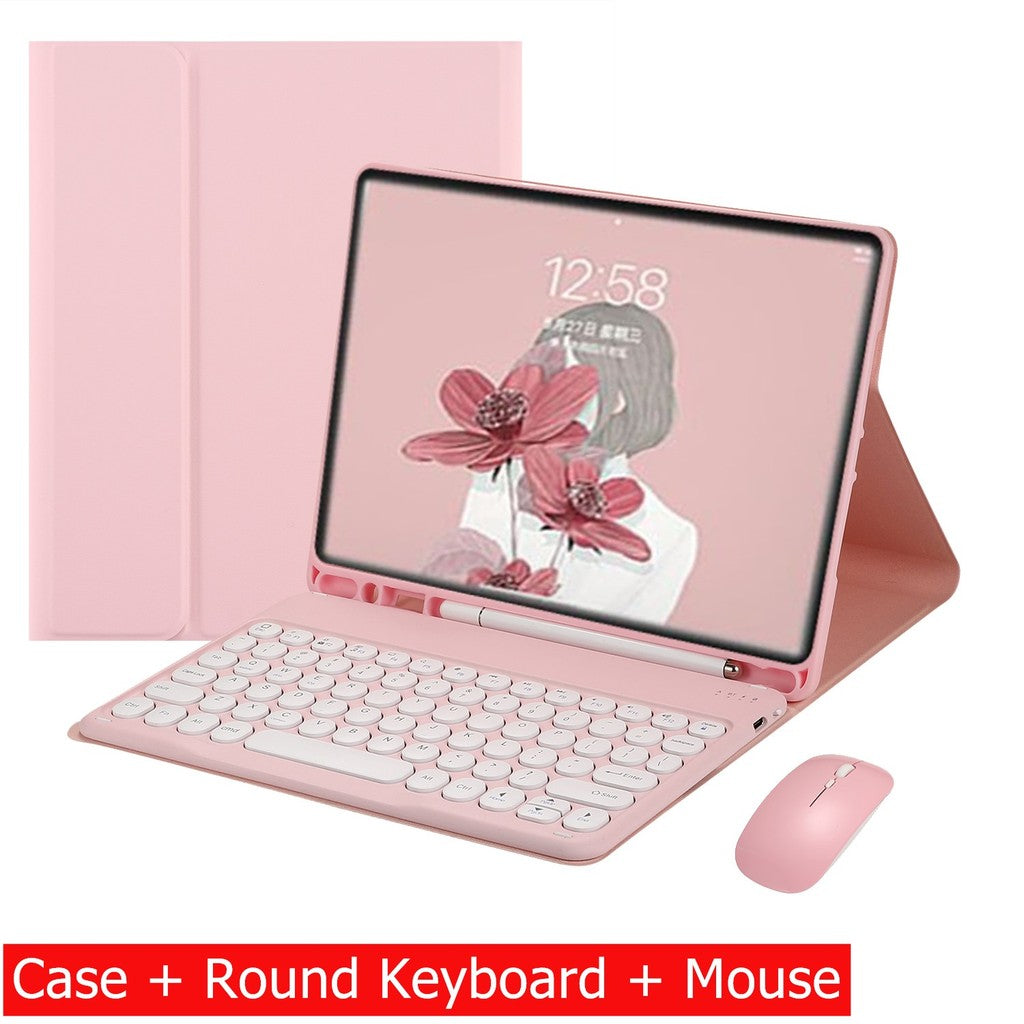 Capa Com Teclado Para iPad 10a Geração 10.9 " 2022 Sem Fio Bluetooth Touchpad Mouse Magnético Casos De Couro Caneta Slot