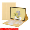 Capa Com Teclado Para iPad 10a Geração 10.9 " 2022 Sem Fio Bluetooth Touchpad Mouse Magnético Casos De Couro Caneta Slot