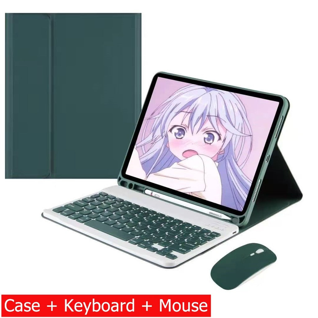 Capa Com Teclado Para iPad 10a Geração 10.9 " 2022 Sem Fio Bluetooth Touchpad Mouse Magnético Casos De Couro Caneta Slot