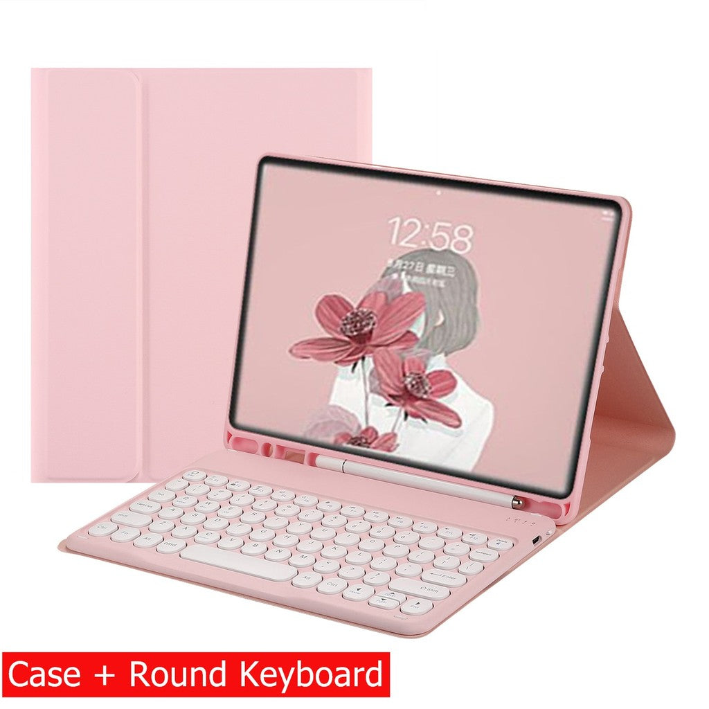 Capa Com Teclado Para iPad 10a Geração 10.9 " 2022 Sem Fio Bluetooth Touchpad Mouse Magnético Casos De Couro Caneta Slot