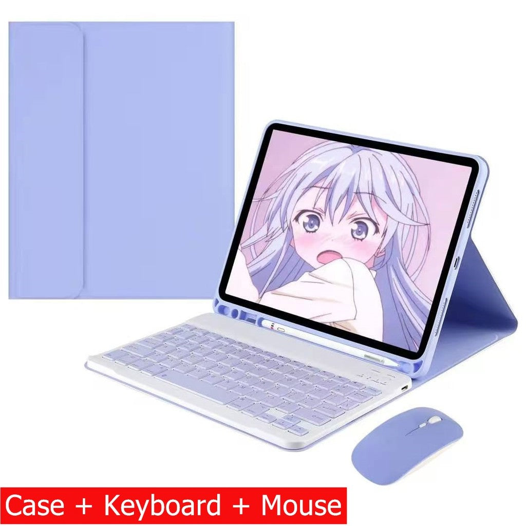 Capa Com Teclado Para iPad 10a Geração 10.9 " 2022 Sem Fio Bluetooth Touchpad Mouse Magnético Casos De Couro Caneta Slot
