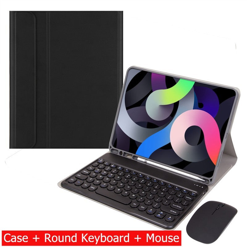 Capa Com Teclado Para iPad 10a Geração 10.9 " 2022 Sem Fio Bluetooth Touchpad Mouse Magnético Casos De Couro Caneta Slot