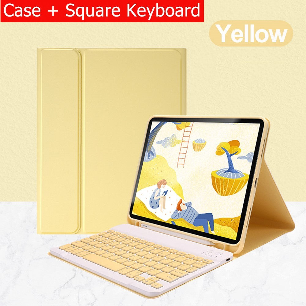 Capa Com Teclado Para iPad 10a Geração 10.9 " 2022 Sem Fio Bluetooth Touchpad Mouse Magnético Casos De Couro Caneta Slot