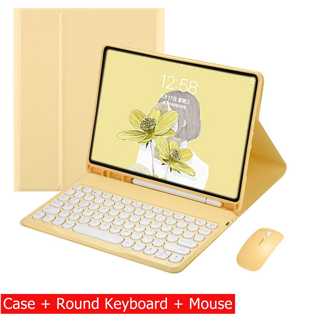 Capa Com Teclado Para iPad 10a Geração 10.9 " 2022 Sem Fio Bluetooth Touchpad Mouse Magnético Casos De Couro Caneta Slot