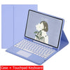 Capa Com Teclado Para iPad 10a Geração 10.9 " 2022 Sem Fio Bluetooth Touchpad Mouse Magnético Casos De Couro Caneta Slot