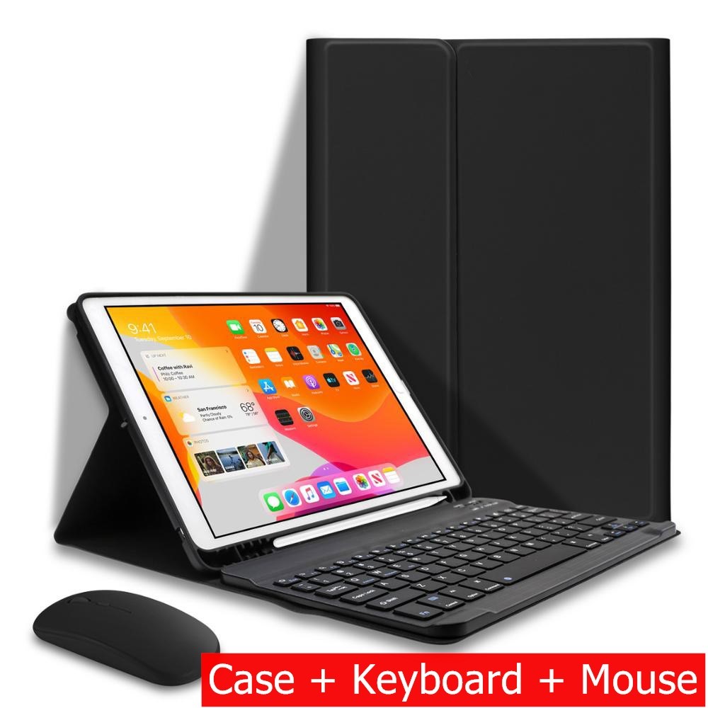Capa Com Teclado Para iPad 10a Geração 10.9 " 2022 Sem Fio Bluetooth Touchpad Mouse Magnético Casos De Couro Caneta Slot