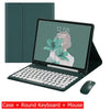 Capa Com Teclado Para iPad 10a Geração 10.9 " 2022 Sem Fio Bluetooth Touchpad Mouse Magnético Casos De Couro Caneta Slot