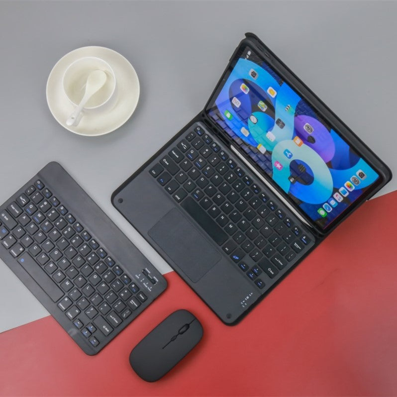 Capa Com Teclado Para Samsung Galaxy Tab A9 + 11.0 SM-X210 X216B X218U Sem Fio Bluetooth Touchpad Mouse Capas De Couro M