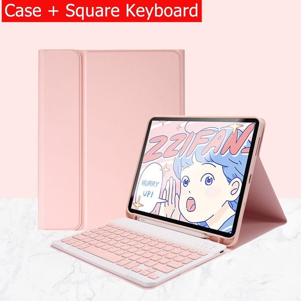 Capa Com Teclado Para iPad 10a Geração 10.9 " 2022 Sem Fio Bluetooth Touchpad Mouse Magnético Casos De Couro Caneta Slot