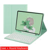 Capa Com Teclado Para iPad 10a Geração 10.9 " 2022 Sem Fio Bluetooth Touchpad Mouse Magnético Casos De Couro Caneta Slot
