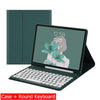 Capa Com Teclado Para iPad 10a Geração 10.9 " 2022 Sem Fio Bluetooth Touchpad Mouse Magnético Casos De Couro Caneta Slot