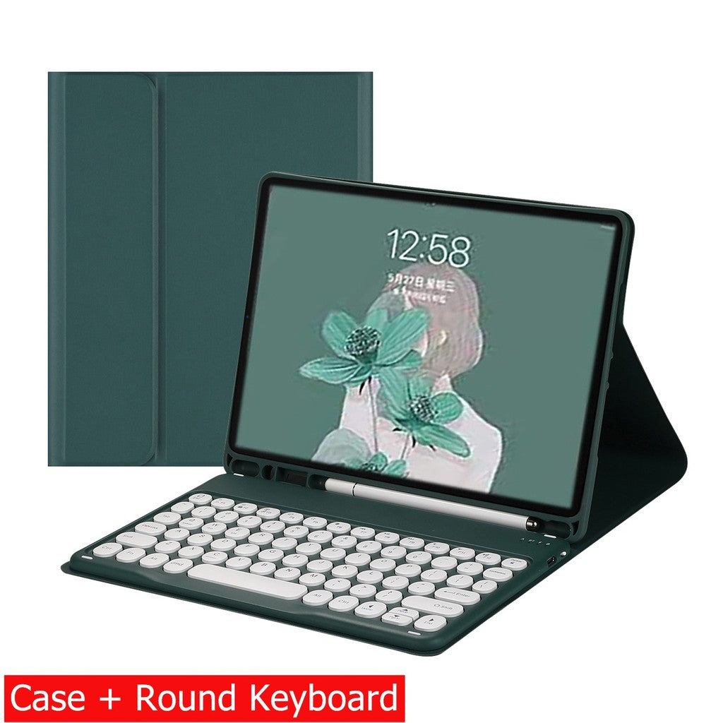 Capa Com Teclado Para iPad 10a Geração 10.9 " 2022 Sem Fio Bluetooth Touchpad Mouse Magnético Casos De Couro Caneta Slot