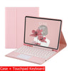 Capa Com Teclado Para iPad 10a Geração 10.9 " 2022 Sem Fio Bluetooth Touchpad Mouse Magnético Casos De Couro Caneta Slot