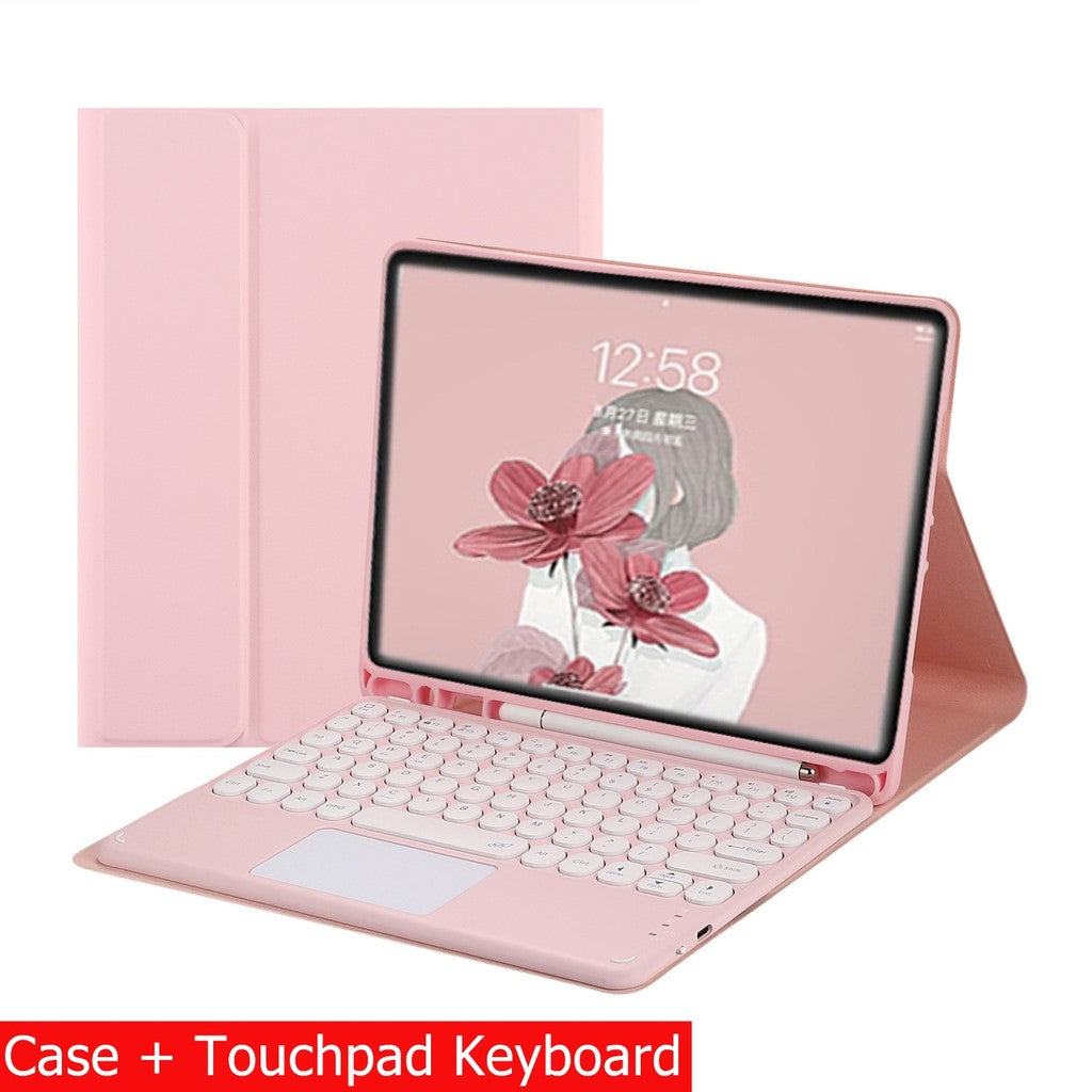 Capa Com Teclado Para iPad 10a Geração 10.9 " 2022 Sem Fio Bluetooth Touchpad Mouse Magnético Casos De Couro Caneta Slot
