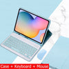 Capa Com Teclado Para iPad 10a Geração 10.9 " 2022 Sem Fio Bluetooth Touchpad Mouse Magnético Casos De Couro Caneta Slot