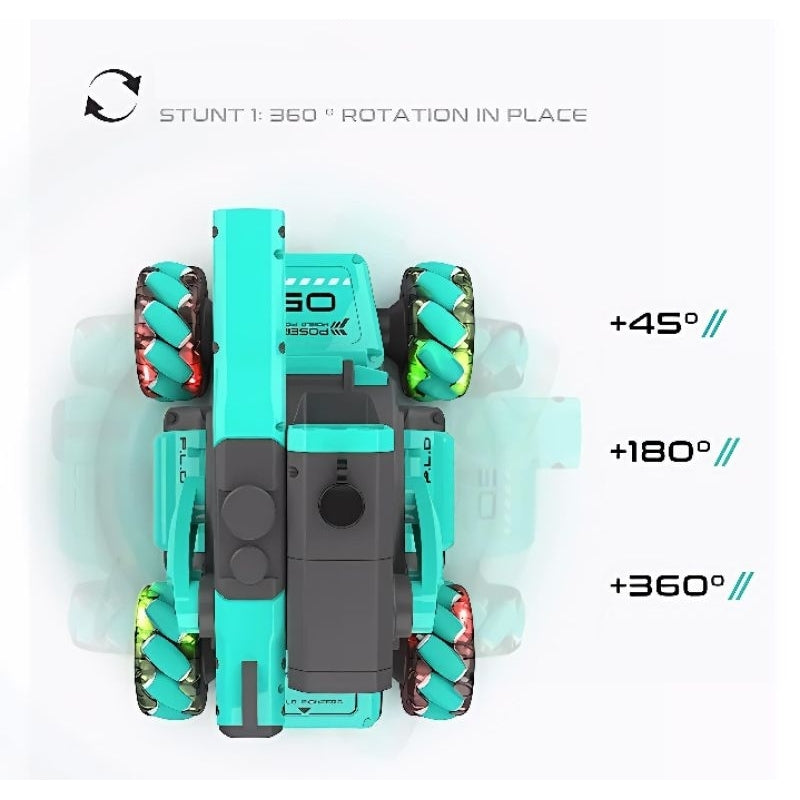 <h2>Carro/Tanque RC com Tiro de Água – Torre Rotativa 360° e Controle Remoto</h2>